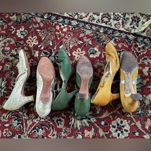 Antique vintage 1920s-30s shoe lot